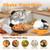 Electric-Pizza-Oven, 12'' Indoor-Electric-Pizza-Maker, 1200W Countertop Pizza Maker Machine