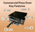 Electric Pizza Oven Indoor,12 inch Countertop Pizza Maker with Viewing Window,Stainless Steel