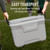 Classic Series Insulated Portable Cooler, Leak-Resistant Outdoor Hard Cooler Keeps Ice up to 5 Days