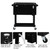 VINGLI Rolling Ice Chest, Portable Patio Party Bar Drink Cooler Cart