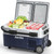 32QT(30L) Dual Zone Portable Car Fridge Freezer -4℉-68℉ Electric Cooler Dual Temp Control