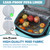 Cooler with Wheels and Handle, 80 Cans/50L Rolling Cooler, Portable Soft Sided Cooler with Wheel