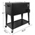 Rolling Cooler Cart with Wheels, Ice Chest Outdoor Backyard Coolers on Wheels
