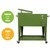 80QT Rolling Cooler Cart with Wheels, Ice Chest Outdoor Backyard Coolers
