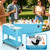 Ice Chest Outdoor Backyard Coolers on Wheels with Large Storage Space