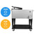 Rolling Cooler Cart with Wheels, Ice Chest Outdoor Backyard Coolers on Wheels with Large Storage Space