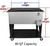 Rolling Cooler Cart with Wheels, Ice Chest Outdoor Backyard Coolers on Wheels with Large Storage Space