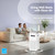 Pure Air PA6 Smart Wozoyo Air Purifier for Large Rooms, AHAM VERIFIDE, Covers 2723 ft², 363 CFM, H13 HEPA, Filters PM2.5, Odors