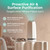 Puraclenz Photon P3000X Air Purifier for Home, Air & Surface Purification, Up to 3000 sqft, Removes 99% Pollutants