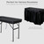 4 Foot Folding Party Ice Cooler, Portable Tailgate Camp Fishing Cleaning Table