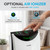 4 in 1 Humidifier and Air Purifier in One Large Room HEPA Air Purifier Humidifier Combo with UV Light
