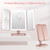 echargeable Lighted Makeup Mirror, 3-Sided LED