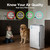 Trucozie Large Pet Air Purifier for Home up to 3000 Ft², Absorbs Floating Cat and Dog Hair, Smart WiFi, 3-in-1 Filter with Anion