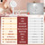 Rechargeable 2-Sided Height Adjustable Desk Mirror for Bathroom, Women Gifts