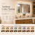 Temperatures, Dimmable Anti-Fog Vanity Mirror for Bathroom Over Sink,
