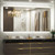 Dimmable Wall Mirror, Tempered Glass, CRI90+ Anti Fog Vanity Mirror