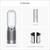 Dyson Purifier Hot+Cool HP07 Air Purifier, Heater, and Fan - White/Silver, Large
