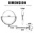 Sided Swivel Two Side 360 Swivel Cosmetic Face Extendable Vanity Mirrors
