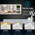 3 Color Dimmable Anti-Fog 72" Frameless Backlit Bathroom Smart Light up Mirror