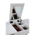 Textured Drawer Faces, Felt Lined Drawer, Hidden Mirror