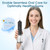 Water Flosser, Rechargeable 300ML IPX7 Waterproof Cordless Portable Oral