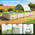 Non Inflatable Pool, Foldable Swimming Pool for Adults, Above Ground Pool with Shade, 167 x 81 x 26 in, Gray Green