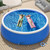 12FT Inflatable Swimming Pool, PVC Above Ground Family Pool, Blue | Durable PVC Material for Backyard Fun