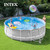 Intex 26719EH Prism Frame Premium Above Ground Swimming Pool Set: 14ft x 42in – Includes 1000 GPH Cartridge Filter Pump – SuperTough Puncture Resistant