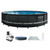 INTEX Ultra XTR 26 ft x 52 in Above Ground Pool Set, Round Swimming Pool with Steel Frame, 2800 GPH Sand Filter Pump