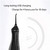 Water Flosser Cordless for Teeth, Portable Dental Oral Irrigator, 4 Modes,