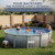 Blue Wave Martinique 18-ft Round 52-in Deep Hard Sided Steel Wall Above Ground Pool with 7-in Top Seats, 6-in Verticals, Skimmer