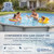 Blue Wave Martinique 18-ft Round 52-in Deep Hard Sided Steel Wall Above Ground Pool with 7-in Top Seats, 6-in Verticals, Skimmer