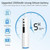 Oral Irrigator with 4 Modes,IPX 7 Waterproof (Color : Black)