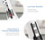 IPX7 Waterproof Teeth Cleaner for Home Travel, USB Rechargeable (Color : White)