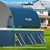 Foldable Pool with Canopy,10FT NonInflatable Above Ground Swimming Pools | Inner Diameter 102"x72"x20"