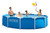 INTEX 28210EP Metal Frame 12 ft x 30 in Above Ground Pool, Round Swimming Pool with Steel Frame, Pump Not Included