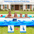 165"x76"x22" Full-Sized Blow Up Pool with 0.6mm PVC & Cute Animal Print, Big Family Swimming Pool for Backyard
