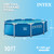 Intex Metal Frame 10 ft x 30 in Above Ground Pool Set, Round Swimming Pool with Steel Frame, 330 GPH Cartridge Filter Pump