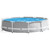 INTEX 26700EH Prism Frame 10 ft x 30 in Above Ground Pool, Round Swimming Pool with Steel Frame, Pump Not Included
