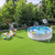INTEX 26700EH Prism Frame 10 ft x 30 in Above Ground Pool, Round Swimming Pool with Steel Frame, Pump Not Included