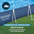 Bestway Steel Pro 9.8' x 6.6' x 26" Above Ground Pool, Rectangular Metal Frame Outdoor Swimming Pool Set with Filter Pump