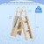 WDOT Pool Ladder Above Ground Swimming Safety A Frame Pool Ladder with Platform and Safety Barrier for 48-52 inches Pool