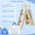 WDOT Pool Ladder Above Ground Swimming Safety A Frame Pool Ladder with Platform and Safety Barrier for 48-52 inches Pool
