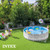 INTEX 26701EH Prism Frame Premium Above Ground Swimming Pool Set: 10ft x 30in – Includes 330 GPH Cartridge Filter Pump