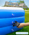 Extra Large Inflatable Swimming Pool - 145" X 74" X 22" Oversized Thickened Blow Up Pool for Kids and Adult