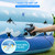 145" x 74" x 22" Family Size Blow Up Pool for Adults & Kids, Oversized Backyard Kiddie Pool for Outdoor, Garden