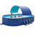 118" Non-Inflatable Foldable Swimming Pool for Family, Portable Above Ground Pool for Adults & Kids, Easy Setup for Outdoor