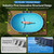 118" Non-Inflatable Foldable Swimming Pool for Family, Portable Above Ground Pool for Adults & Kids, Easy Setup for Outdoor