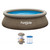 Funsicle Quickset Designer 10' x 30" Round Above Ground Swimming Pool, with FiltraBoost 400 GPH Filter Pump