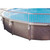 Blue Wave 24-In Above Ground Pool Fence Kit A, 8 Sections - End Posts Included, Cut-to-Size Vinyl - Suitable for Metal Frame Pools